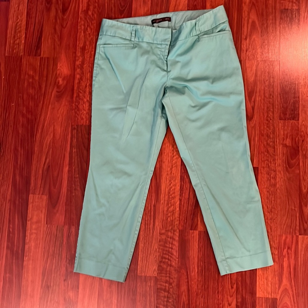 THE LIMITED Mint Green cropped pants